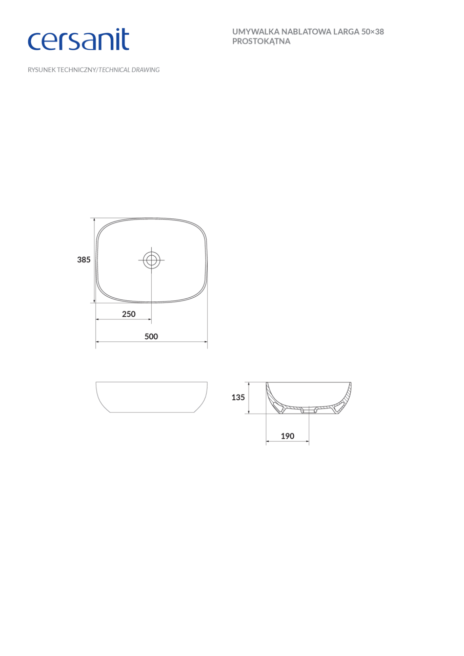 Умивальник 50 см Larga Euro White CCWT1000756401 Cersanit - Зображення 37915213-886e6.png