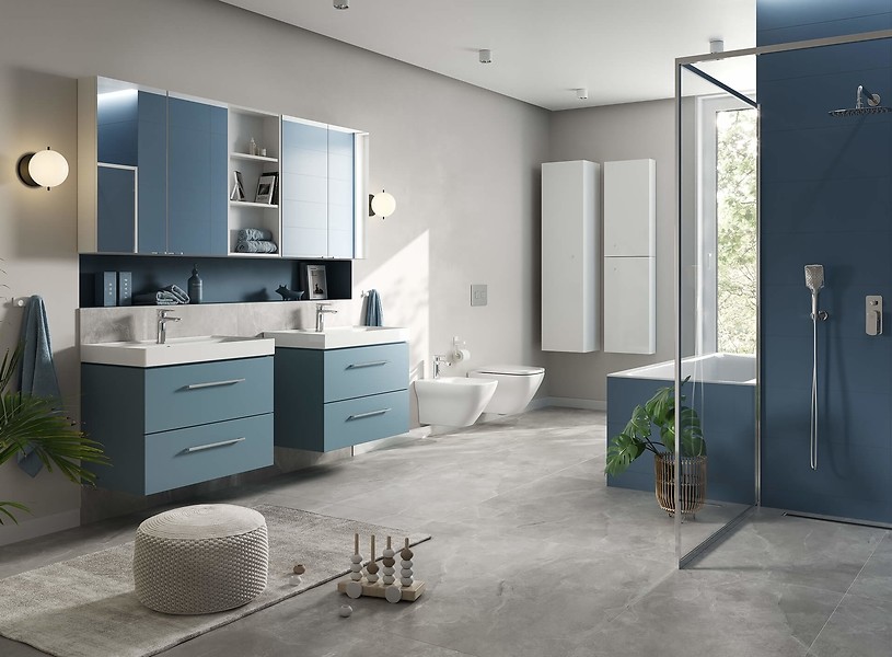 Шафка під умивальник Larga 60 Blue Cersanit - Зображення 37917514-ab711.jpg