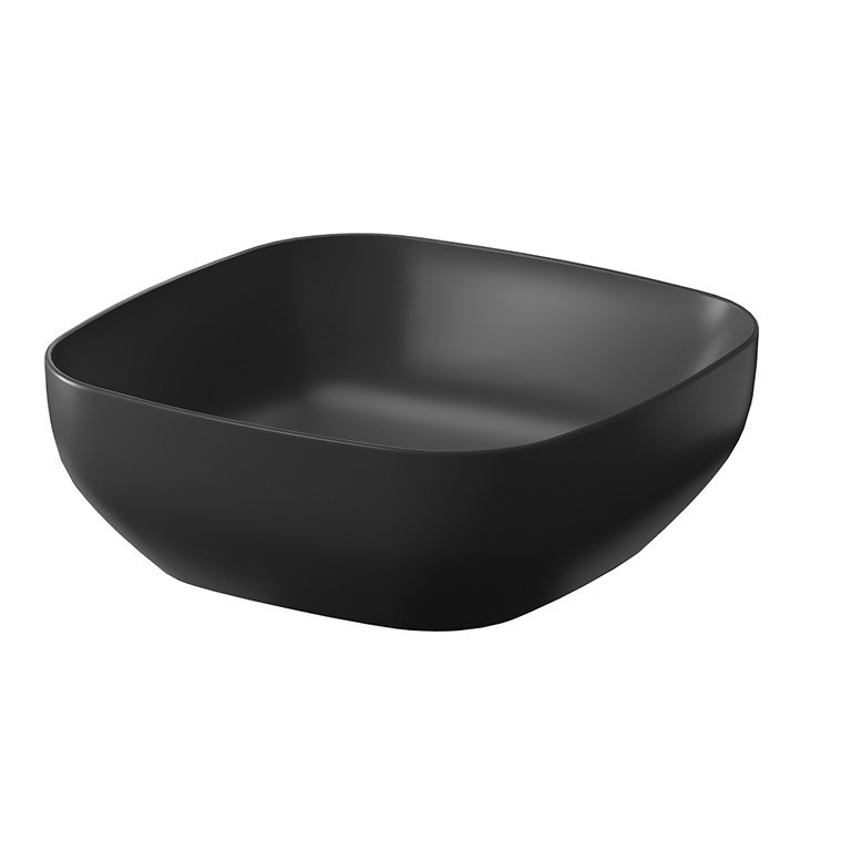 Умивальник 38 см Larga Anthracite CCWT1000770770 Cersanit - Зображення