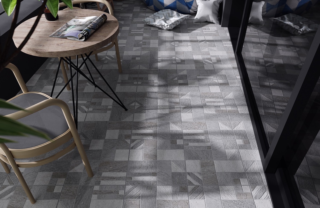 Плитка керамогранітна Misto Mattone сірий 400x400x8 Golden Tile - Зображення 37aa3-0960508001572256014.jpg