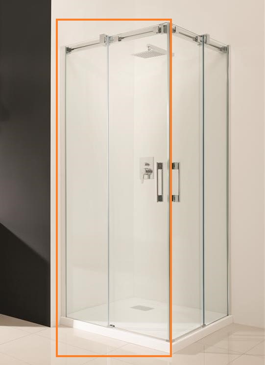 Душова кабіна (половина) Espera KDD 120 ліва, RADAWAY - Зображення