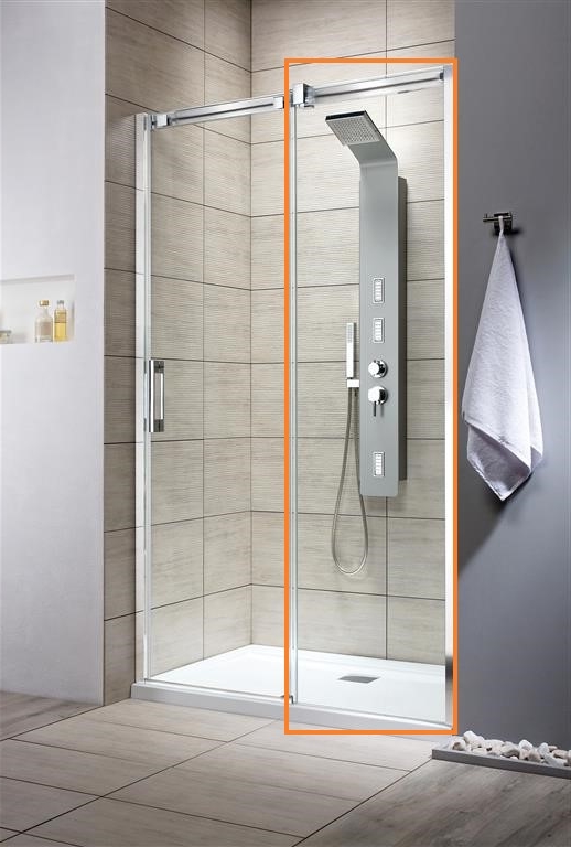 Душова стінка Espera DWJ 750 права, RADAWAY - Зображення