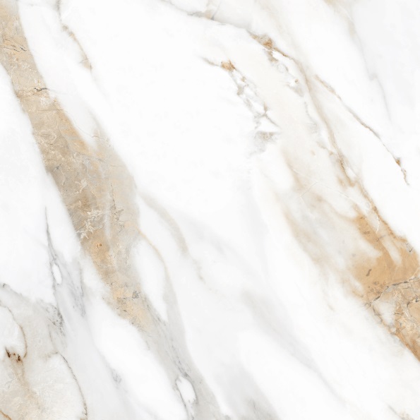 Плитка керамогранитная Calacatta Gold Серый POL 600x600x8 Intercerama - Зображення