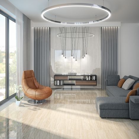 Плитка керамогранітна Tuff Світло-бежевий POL 600x600x8 Intercerama - Зображення 3858940-f6c68.jpg