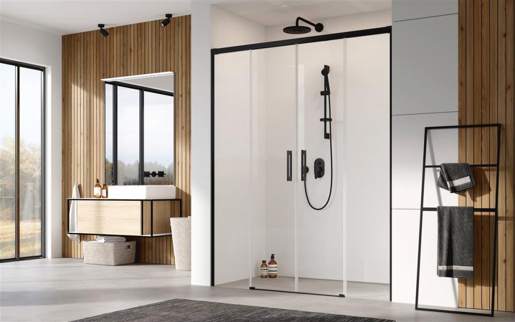 Душові двері Idea Black DWD 140, RADAWAY - Зображення 387124-54-01-1.jpg