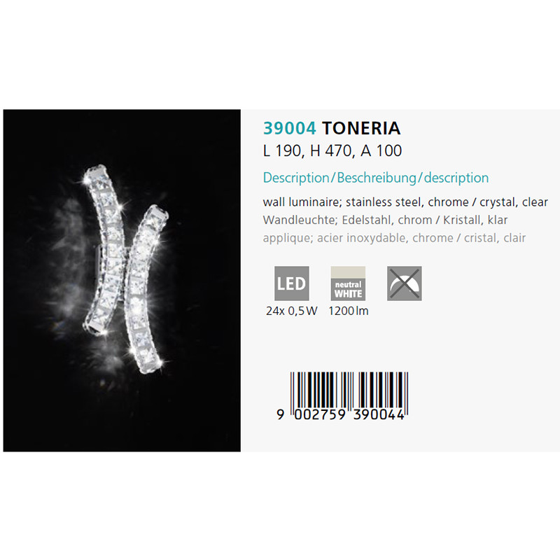 Бра TONERIA LED (39004), EGLO - Зображення 39004--.jpg