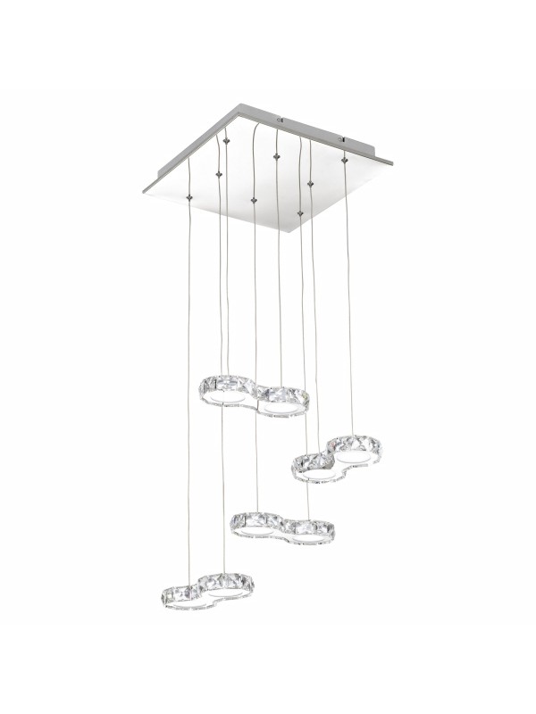 Люстра CORLIANO CHROM-KRISTALL LED (39013), EGLO - Зображення