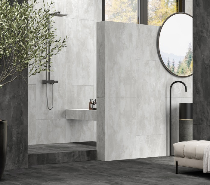 Плитка керамогранітна Blend Світло-сірий 600x600 Intercerama - Зображення 39048545-44dc3.jpg