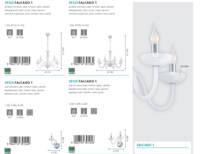 Бра FALCADO (39124), EGLO - Зображення 39124-.jpg
