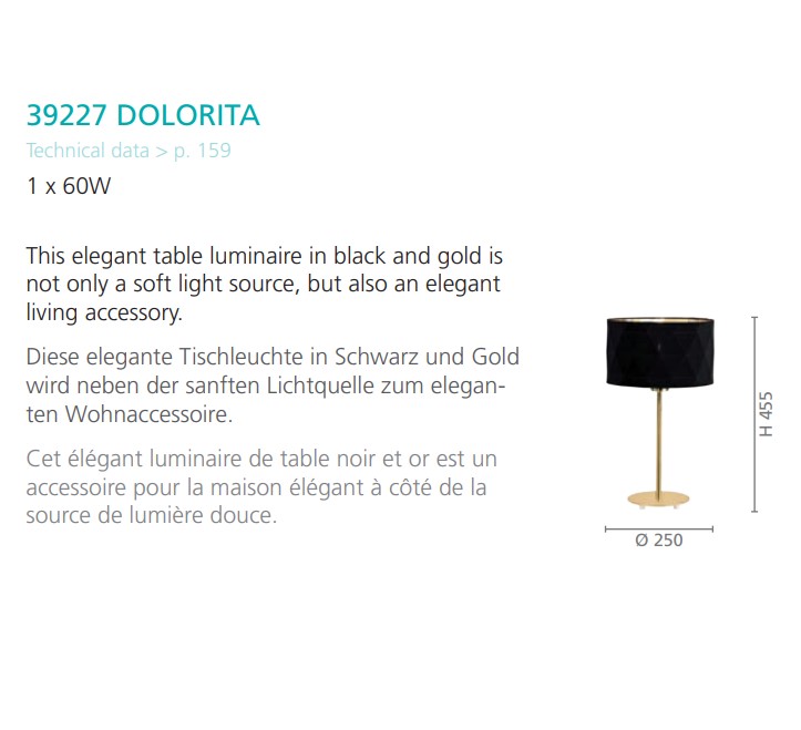 Настільна лампа DOLORITA  (39227), EGLO - Зображення 39227--.jpg