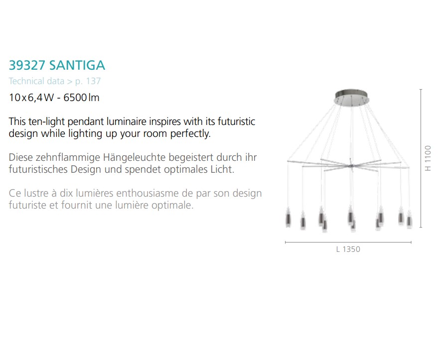 Люстра SANTIGA LED (39327), EGLO - Зображення 39327--.jpg