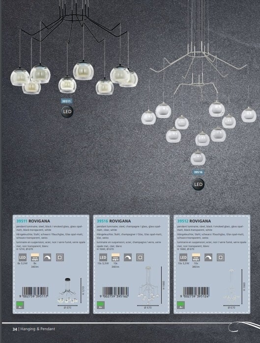 Люстра ROVIGANA LED (39512), EGLO - Зображення 39512--.jpg