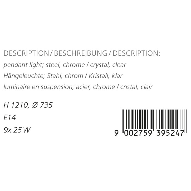 Люстра FENOULLET (39524), EGLO - Зображення 39524--.jpg