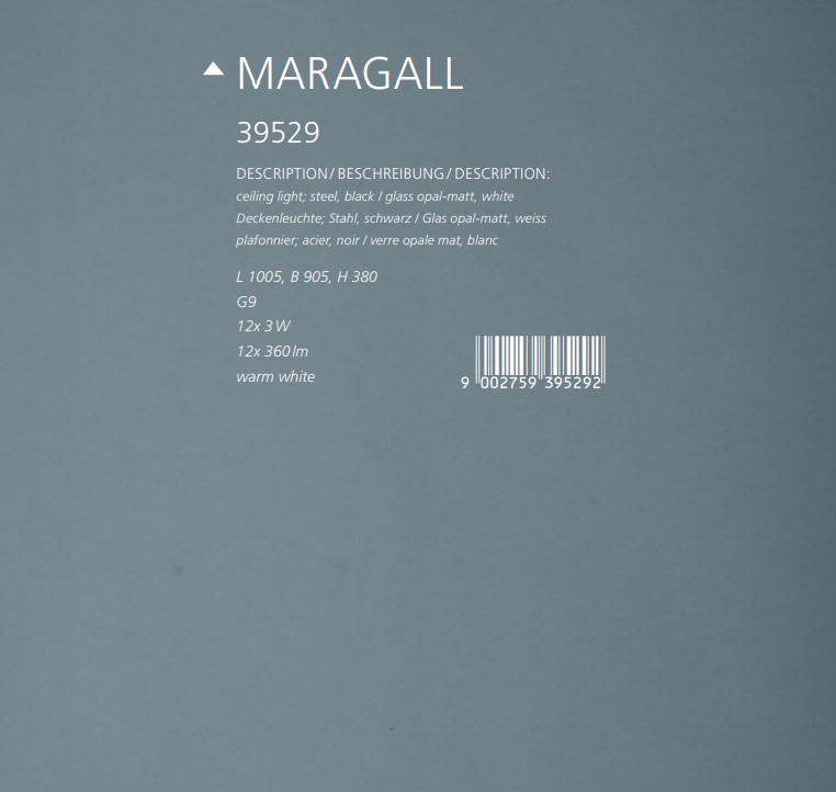 Люстра MARAGALL (39529), EGLO - Зображення 39529--.jpg