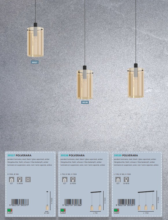 Люстра POLVERARA (39539), EGLO - Зображення 39539--.jpg