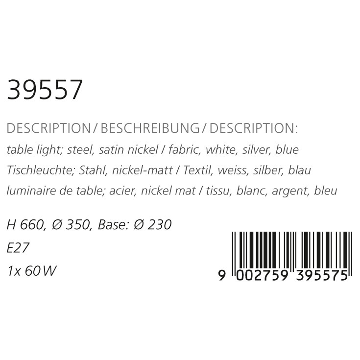 Настольная лампа SPALTINI (39557), EGLO - Зображення 39557--.jpg