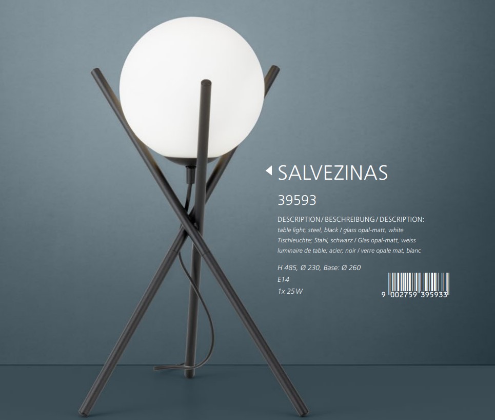 Настільна лампа SALVEZINAS (39593), EGLO - Зображення 39593--.jpg