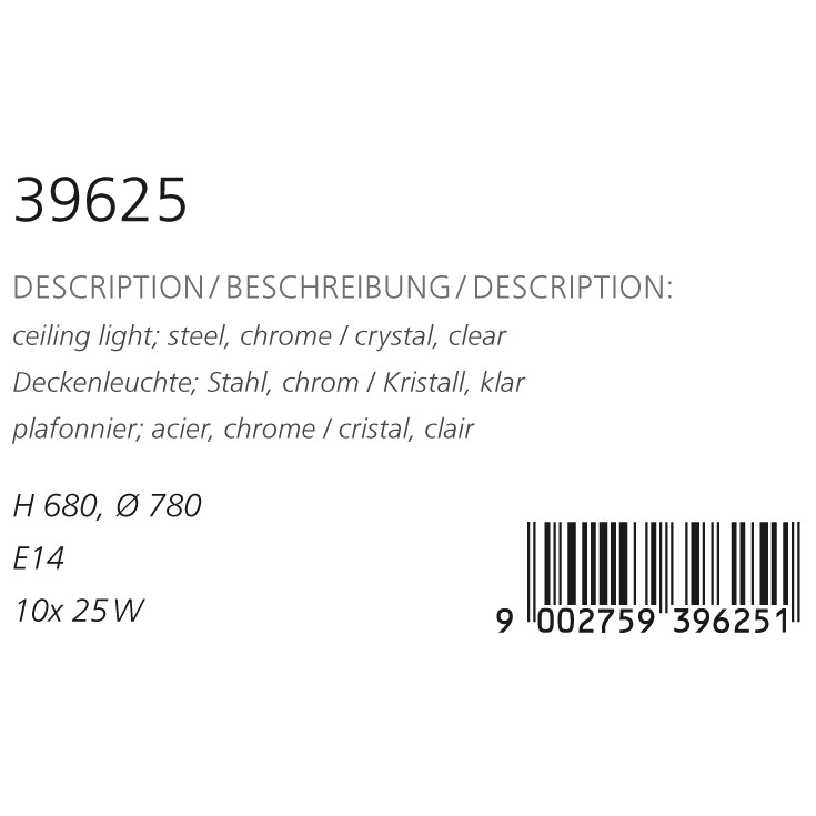 Світильник CALMEILLES 1 (39625), EGLO - Зображення 39625--.jpg