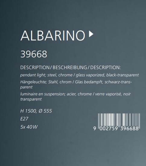 Люстра ALBARINO (39668), EGLO - Зображення 39668--.jpg