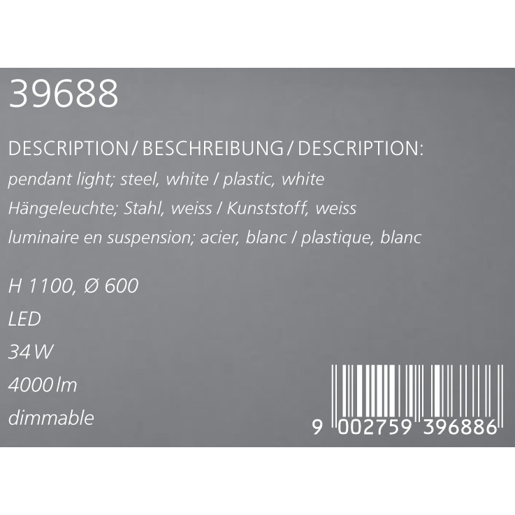 Люстра ROSSO LED (39688), EGLO - Зображення 39688--.jpg