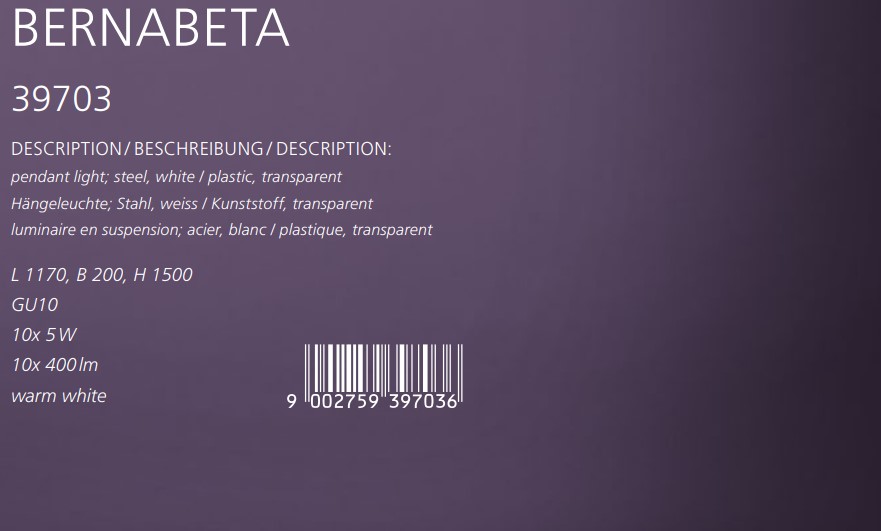 Люстра BERNABETA (39703), EGLO - Зображення 39703--.jpg