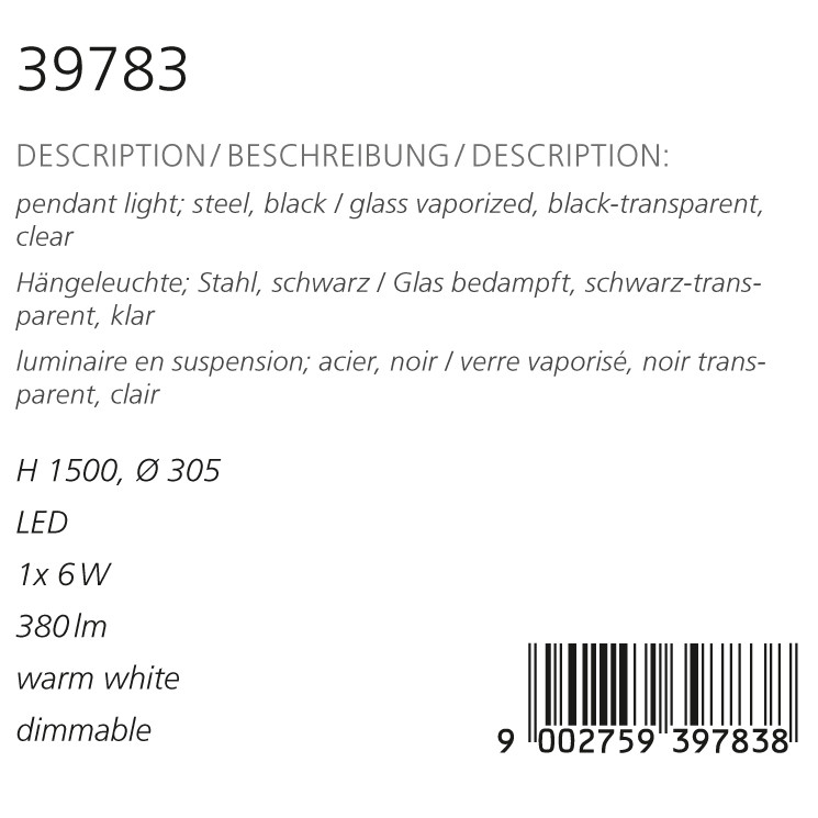 Люстра SARNARRA LED (39783), EGLO - Зображення 39783--.jpg