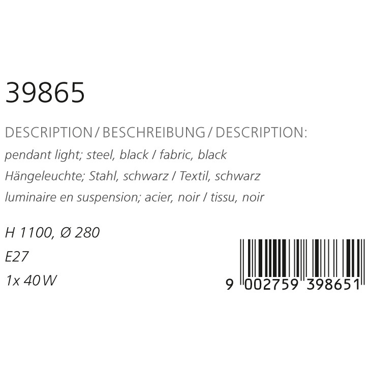 Люстра GRANADILLOS (39865), EGLO - Зображення 39865--.jpg