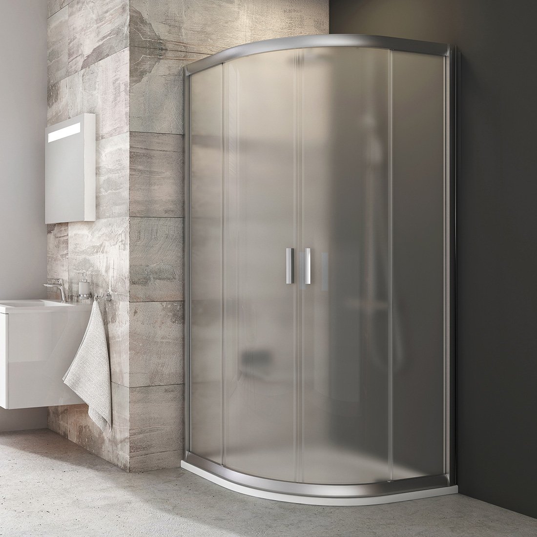 Душова кабіна напівкругла BLIX BLCP4-90 Grape, (3B270U00ZG) RAVAK - Зображення 3B240U00ZG.jpg