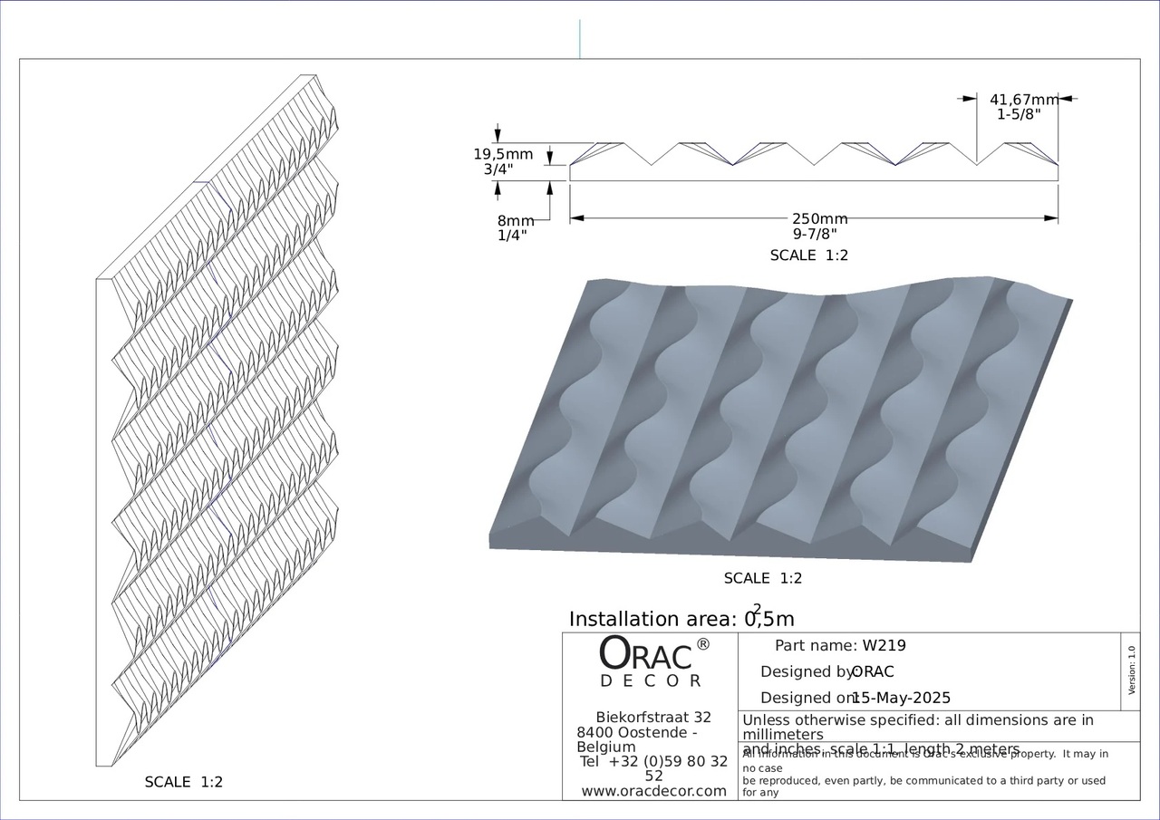 Панель дюрополімерна (W219), Orac Decor - Зображення 3ZWZKTR_W219--.jpg