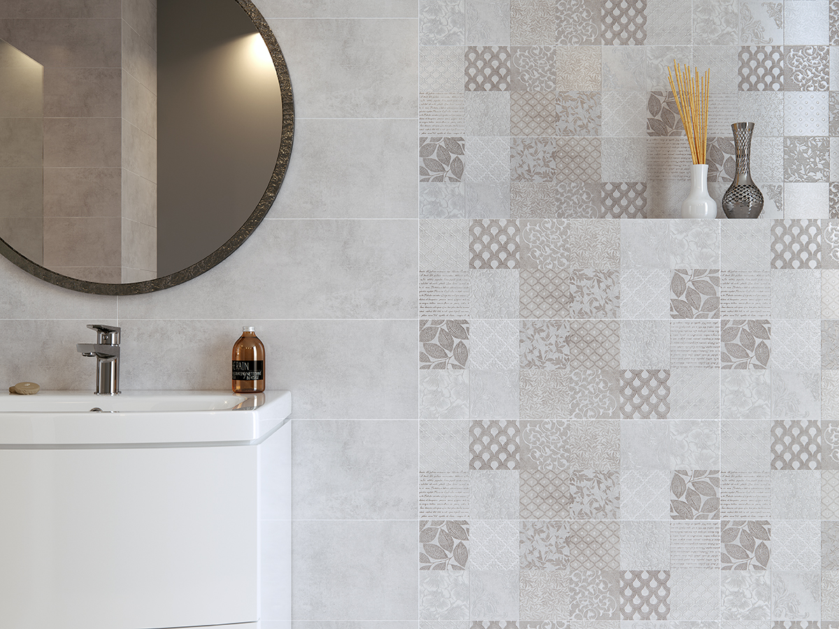 Плитка стінова Snowdrops Patchwork 200×600x8,5 Cersanit - Зображення 3b09c-cersanit-snowdrops-mosaic-mix.jpg