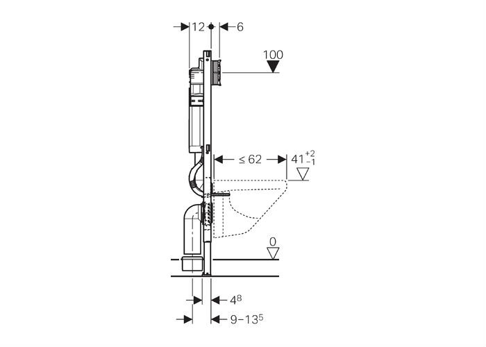 Інсталяція для унітаза Duofix Sigma (111.300.00.5), Geberit - Зображення 3cb3e-111.300.00.5mm.jpg