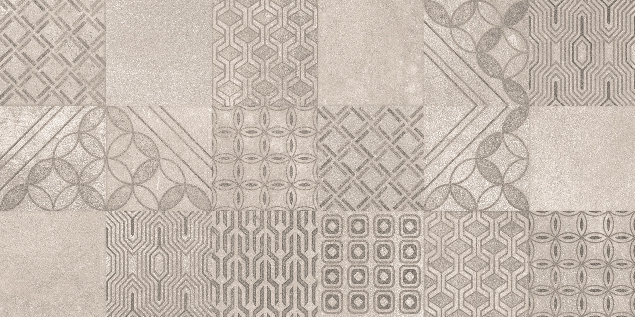 Плитка стінова Harmony Grys Patchwork 300x600x9 Paradyz - Зображення