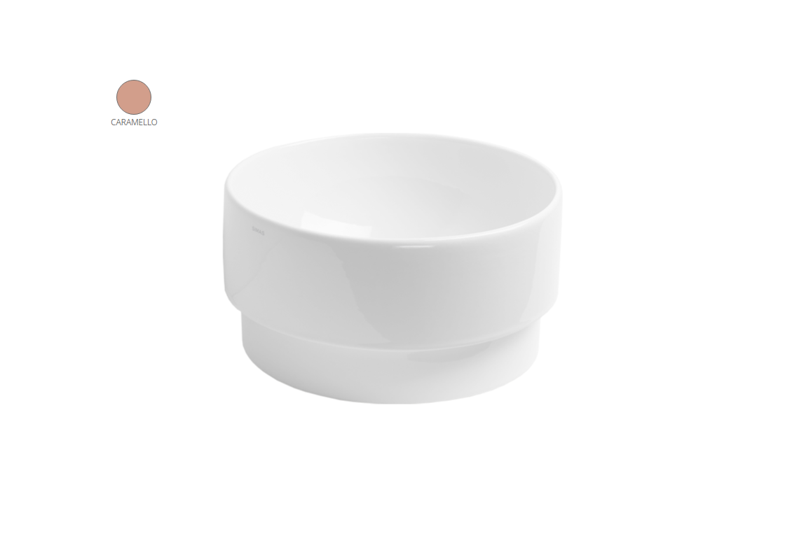 Умивальник 37 PO.MO PO01 Caramello SIMAS - Зображення