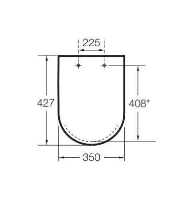 Крышка для унитаза Gap soft-close A80173200B Roca - Зображення 42747491-73fe7.jpg