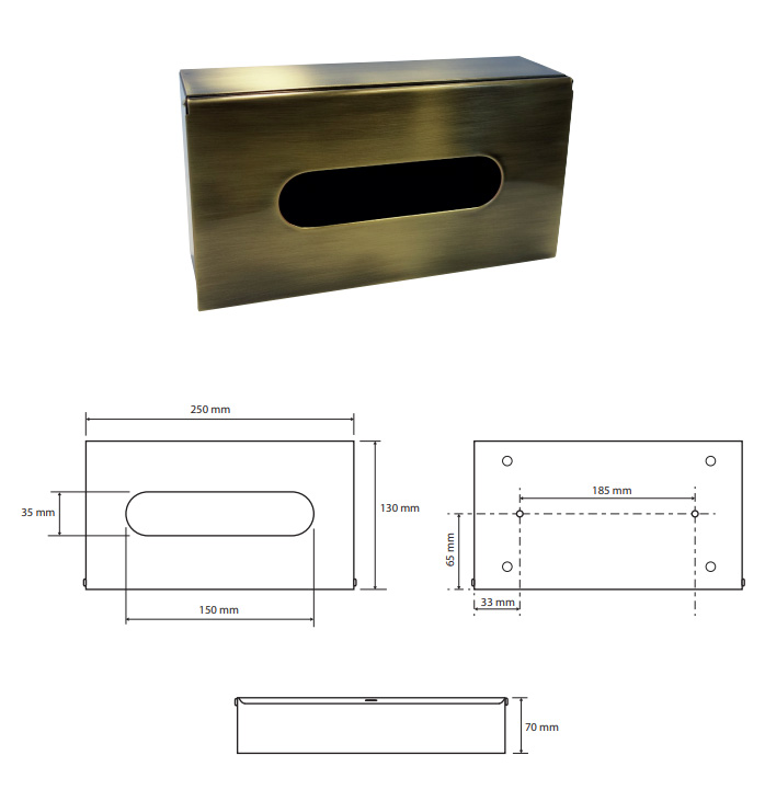 Тримач для серветок Hotel (102303022), Bemeta - Зображення 42be7-box.jpg
