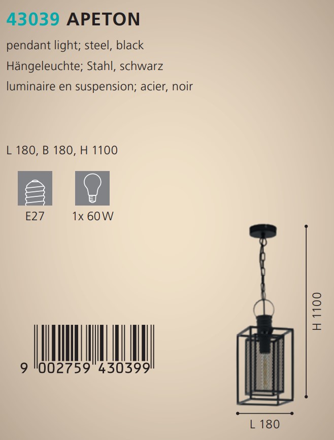Люстра APETON (43039), EGLO - Зображення 43039-.jpg