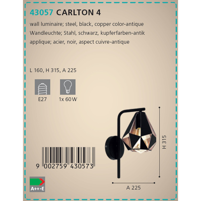 Бра CARLTON 4  (43057), EGLO - Зображення 43057--.jpg