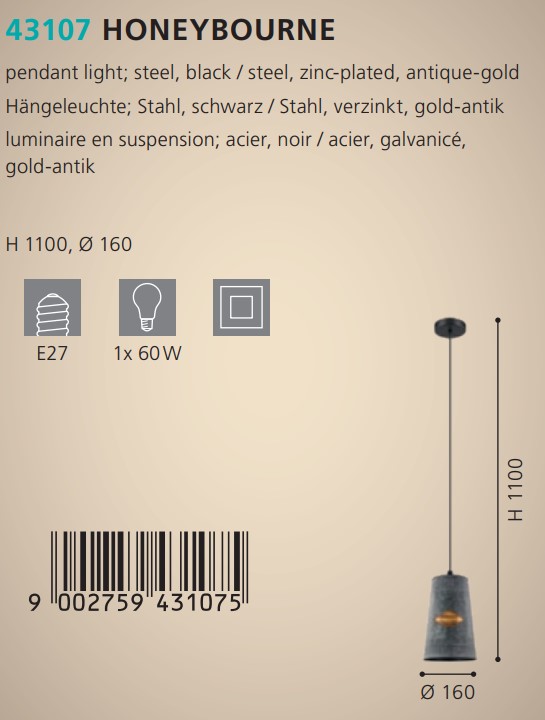 Люстра HONEYBOURNE (43107), EGLO - Зображення 43107--.jpg