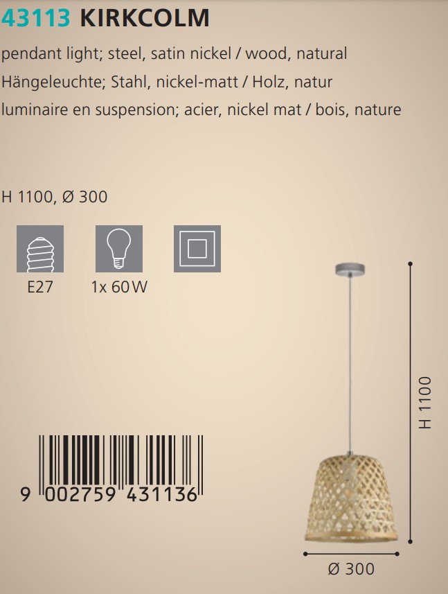 Люстра KIRKCOLM (43113), EGLO - Зображення 43113--.jpg
