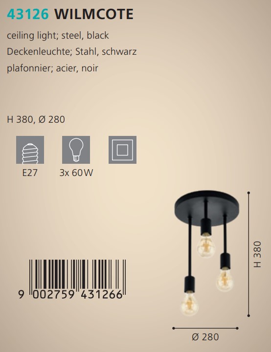 Люстра WILMCOTE (43126), EGLO - Зображення 43126--.jpg