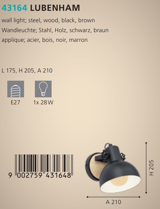 Бра LUBENHAM (43164), EGLO - Зображення 43164--.jpg