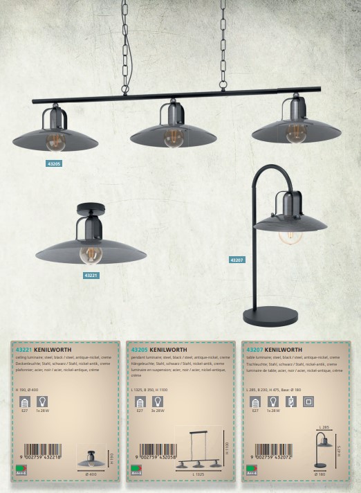 Люстра KENILWORTH (43205), EGLO - Зображення 43205-.jpg