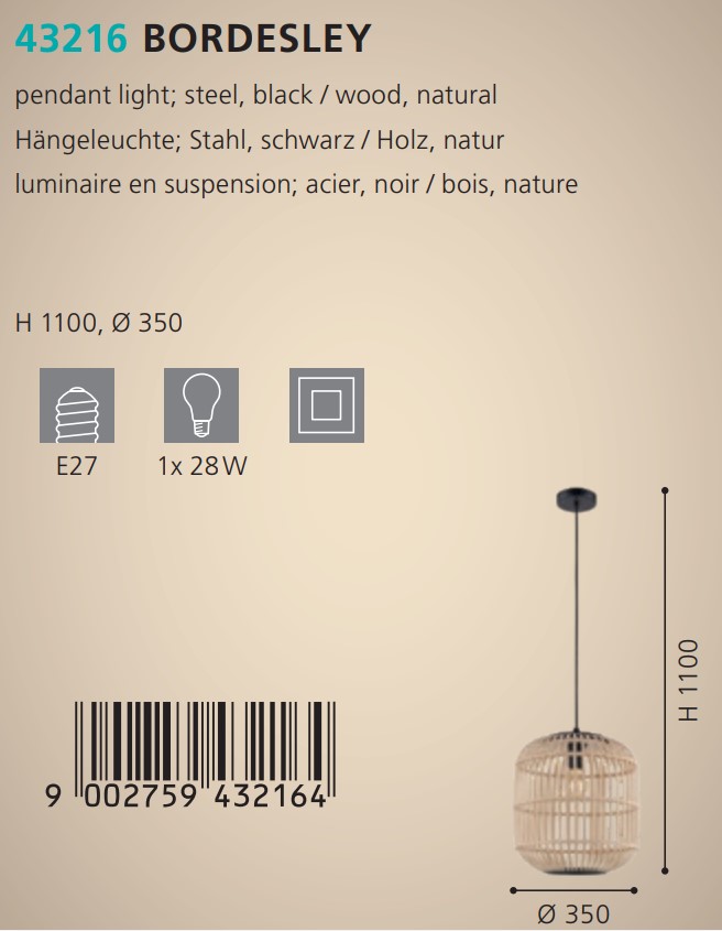 Люстра BORDESLEY (43216), EGLO - Зображення 43216--.jpg