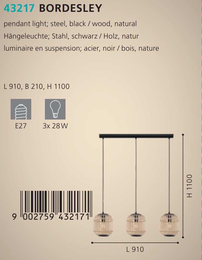 Люстра BORDESLEY (43217), EGLO - Зображення 43217--.jpg