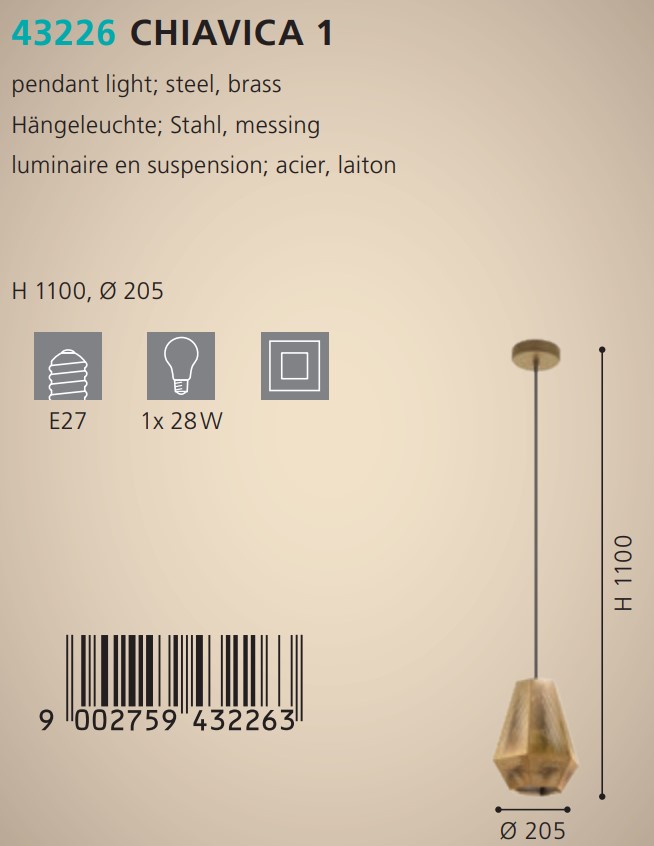 Люстра CHIAVICA 1 (43226), EGLO - Зображення 43226--.jpg
