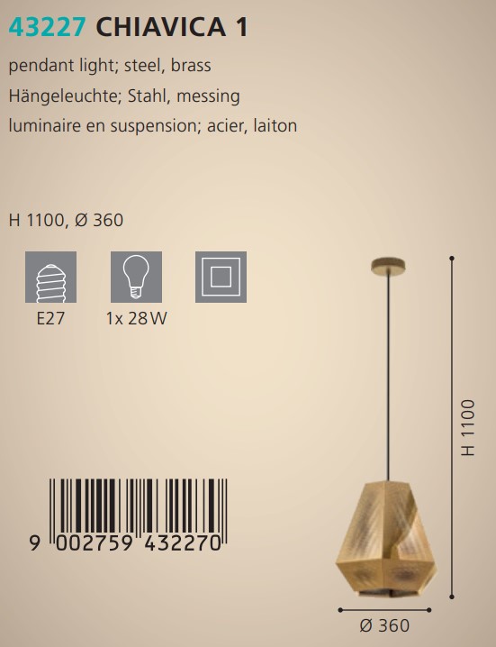 Люстра CHIAVICA 1 (43227), EGLO - Зображення 43227--.jpg