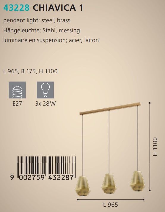 Люстра CHIAVICA 1 (43228), EGLO - Зображення 43228--.jpg