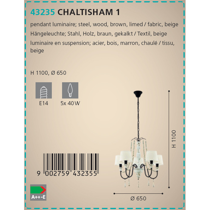 Люстра CHALTISHAM 1 (43235), EGLO - Зображення 43235--.jpg