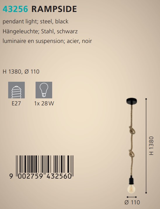 Люстра RAMPSIDE (43256), EGLO - Зображення 43256--.jpg