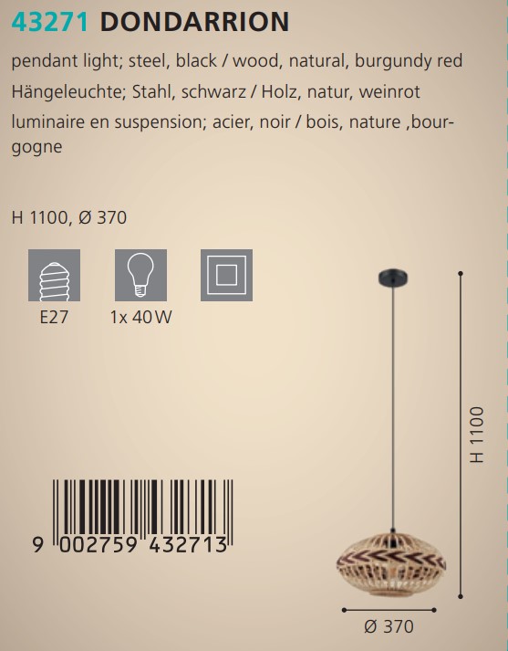 Люстра DONDARRION (43271), EGLO - Зображення 43271--.jpg